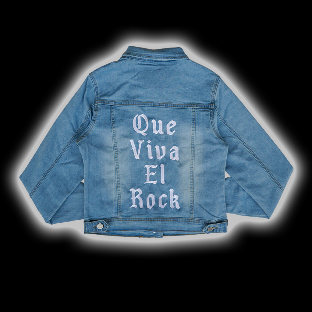 Blue Denim Embroidered Jacket