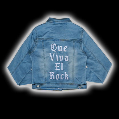 Blue Denim Embroidered Jacket