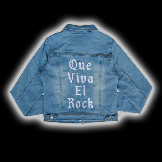 Blue Denim Embroidered Jacket